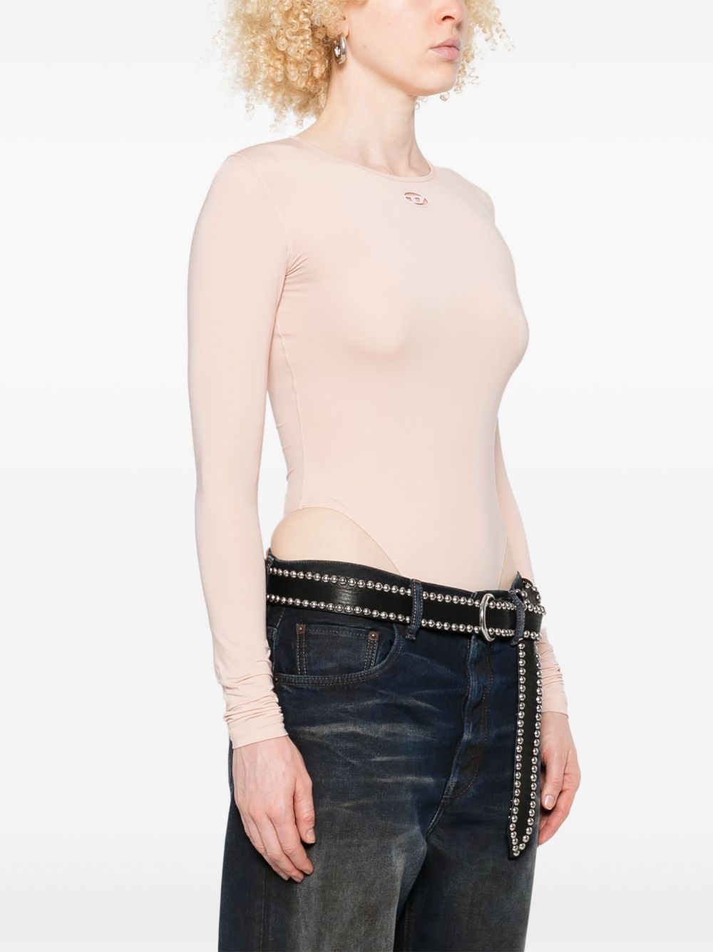 logo-motif bodysuit - 3