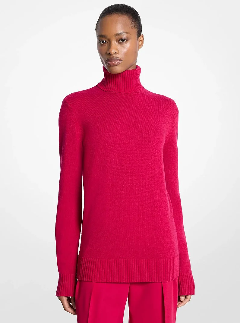 Joan Cashmere Turtleneck Sweater - 1