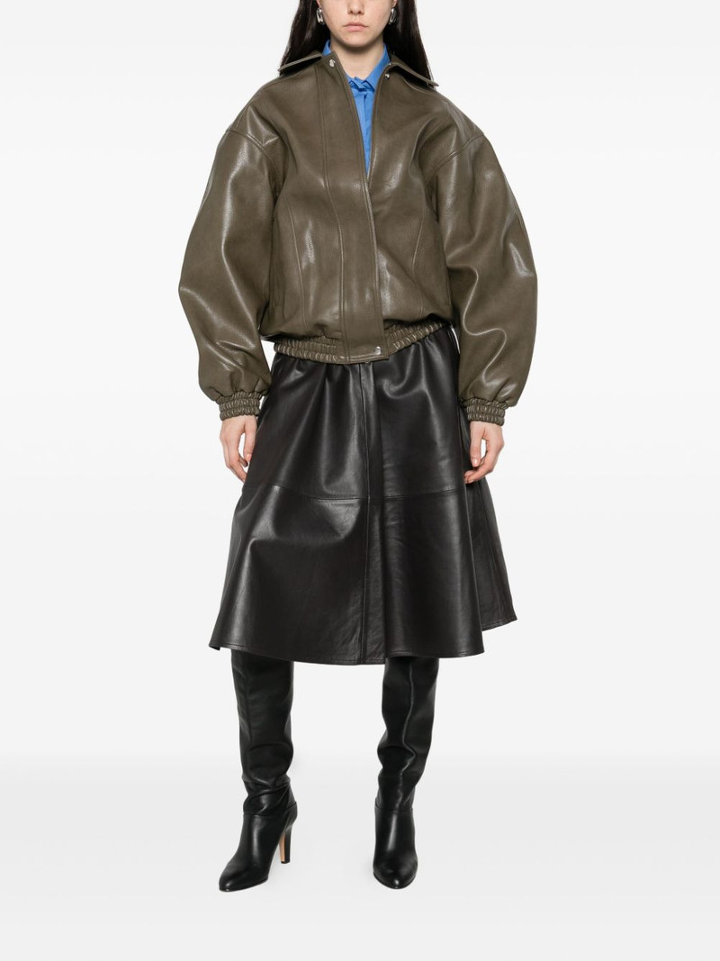 The Frankie Shop zip-fastening jacket outlook