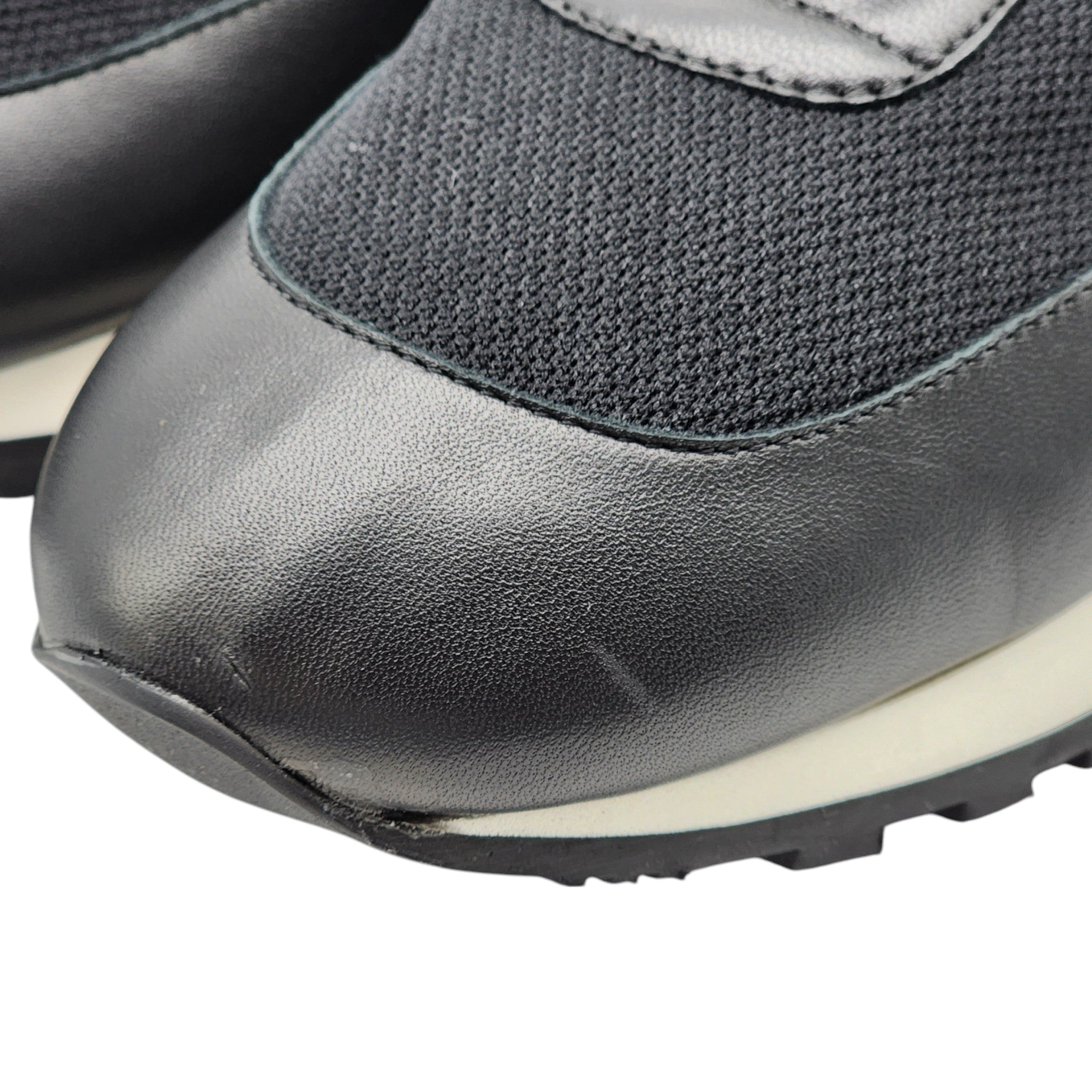 The Row Owen Runner Sneakers - Mesh and Leather - Black 36 - 5