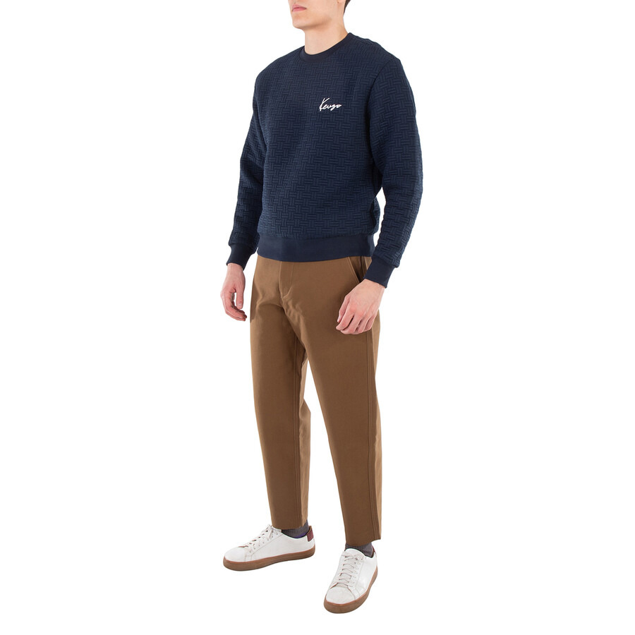 Kenzo Straight-Leg Cotton Pants - 6