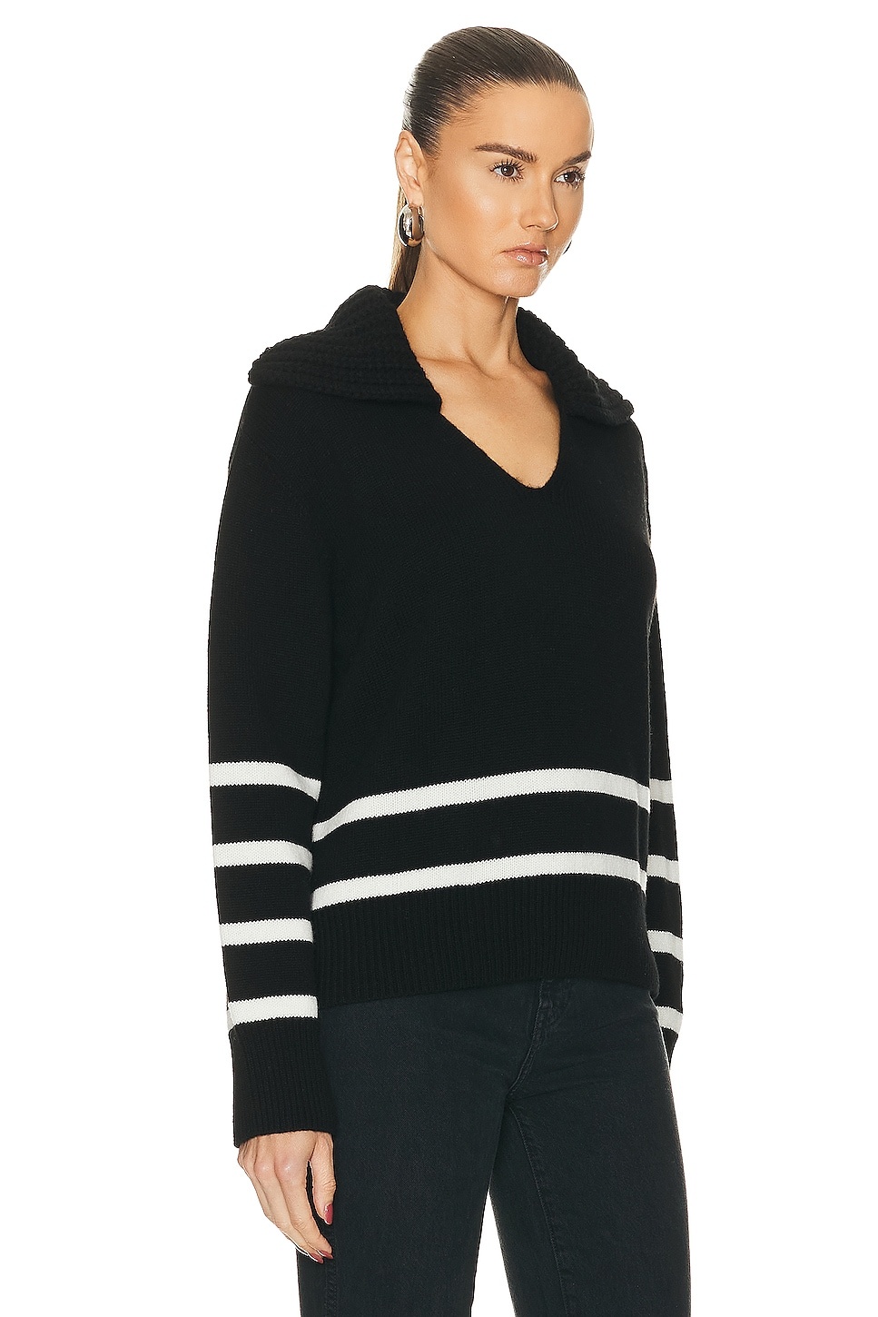 Long Sleeve Polo Sweater - 2