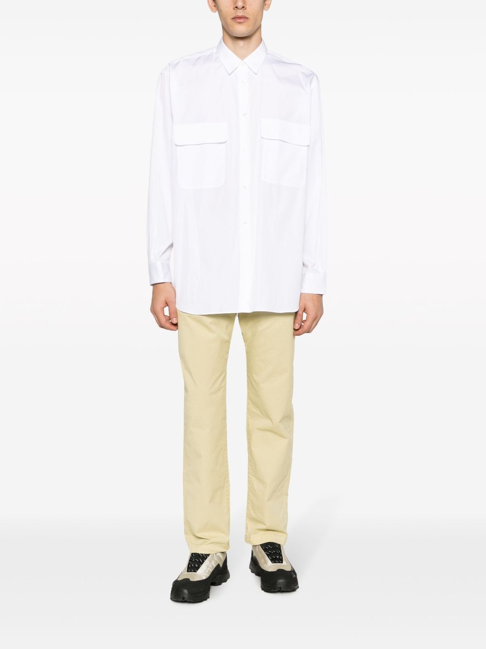 long-sleeve cotton shirt - 2