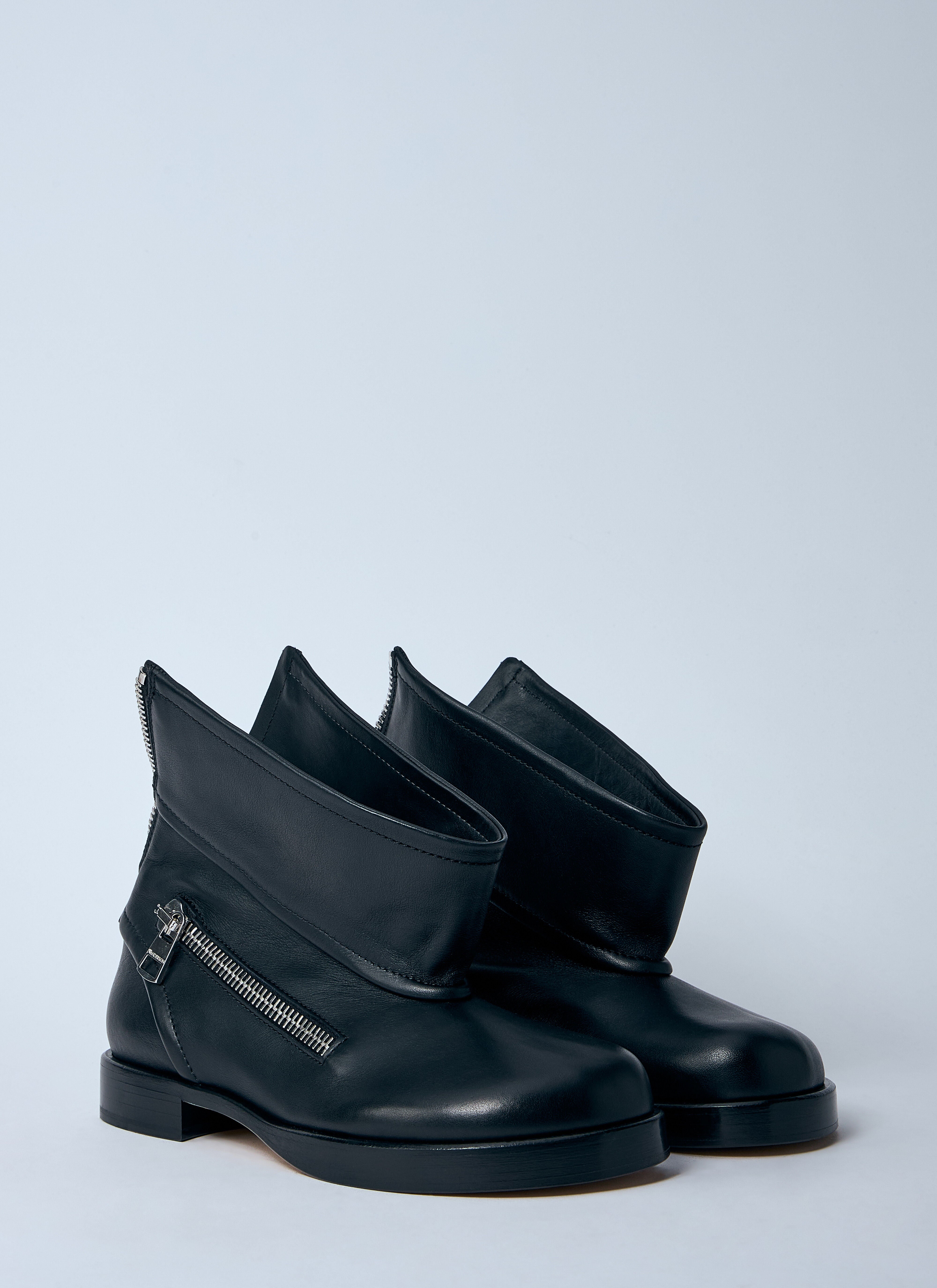 J.W. ANDERSON - Jw Anderson Women Leather Biker Boots - 2