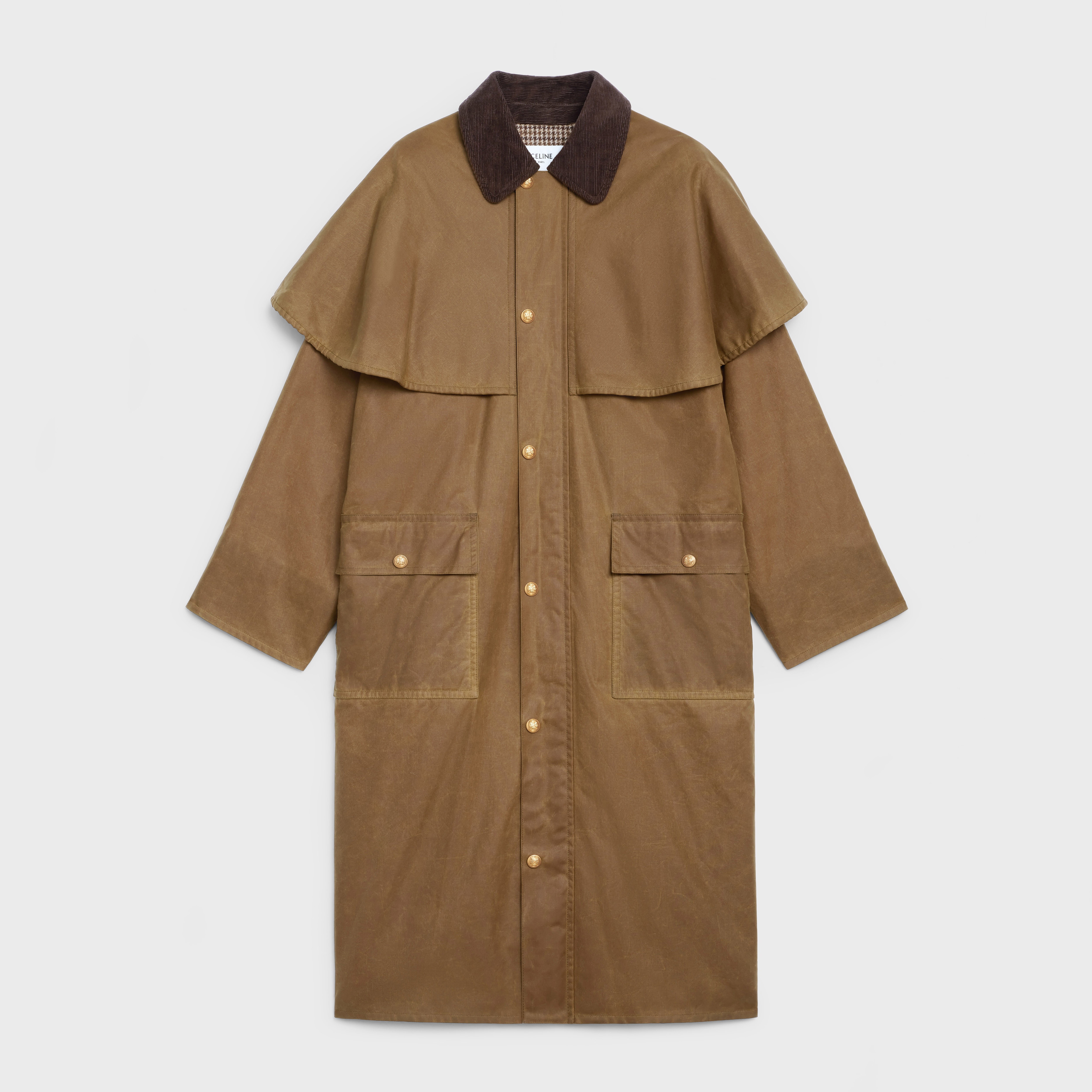 MACFARLANE COAT IN COATED COTTON - 2