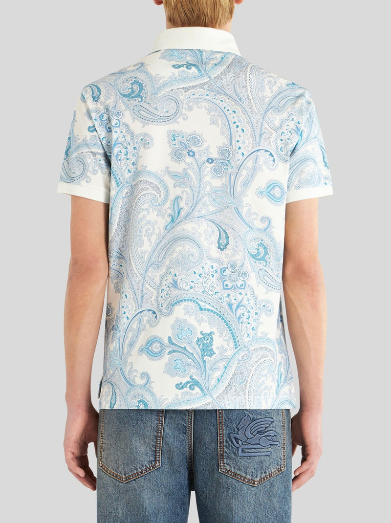 ORNAMENTAL PAISLEY POLO SHIRT 4