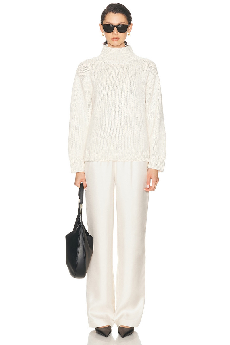 Loulou de Saison Cashmere Ryle Turtleneck Sweater outlook