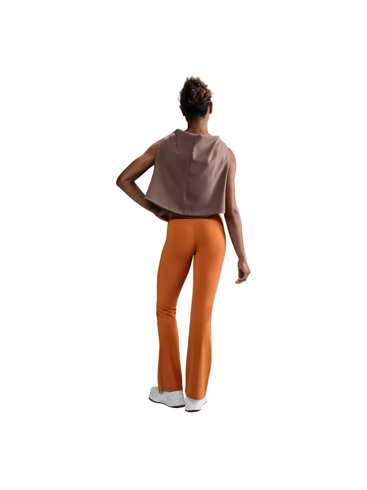 Women's Zenvy High-Waisted Flared Leggings - Orange - 4