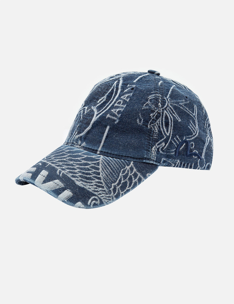 ALLOVER JAPANESE PATTERN JACQUARD CAP 1