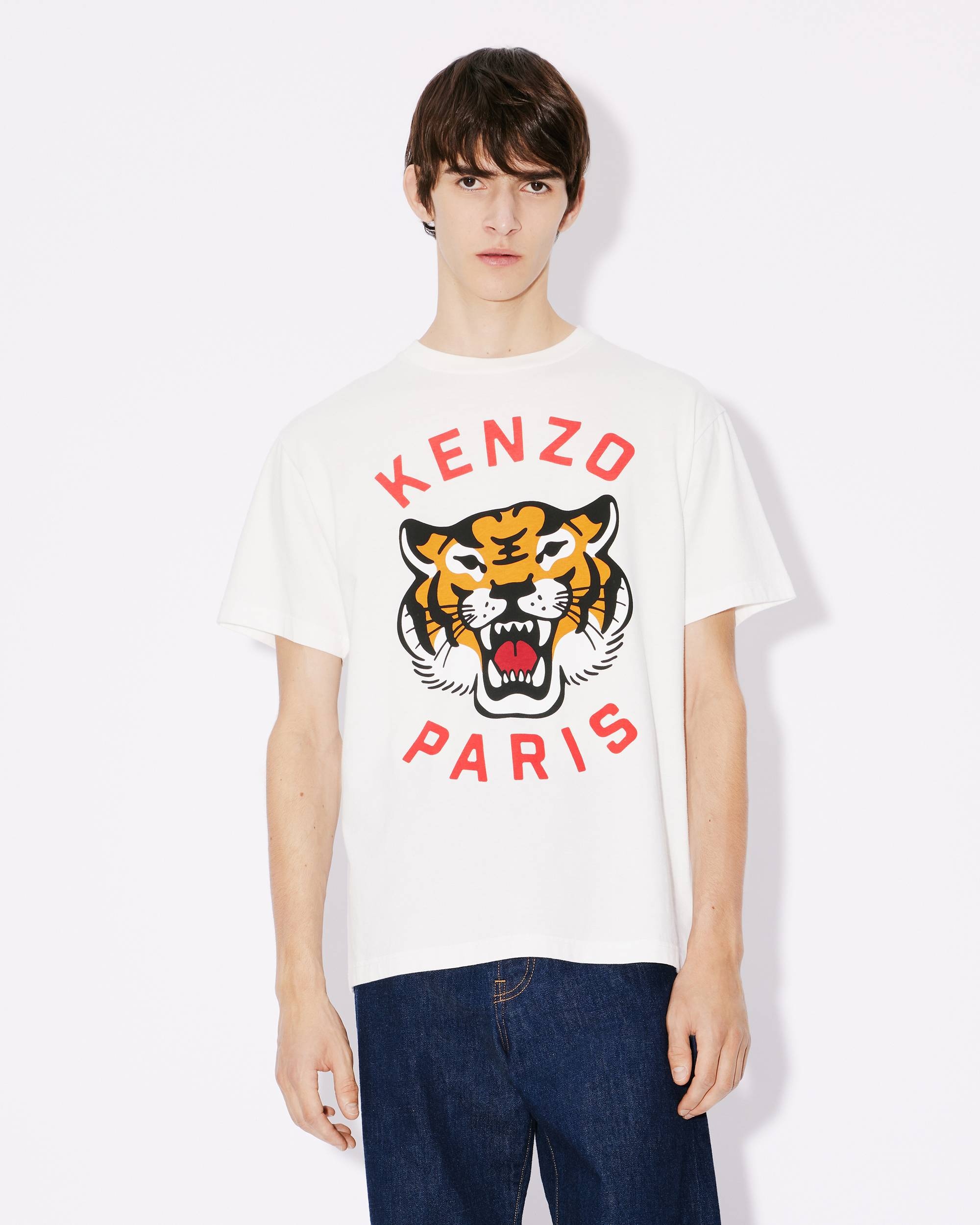 'KENZO Lucky Tiger' oversized genderless T-shirt - 9