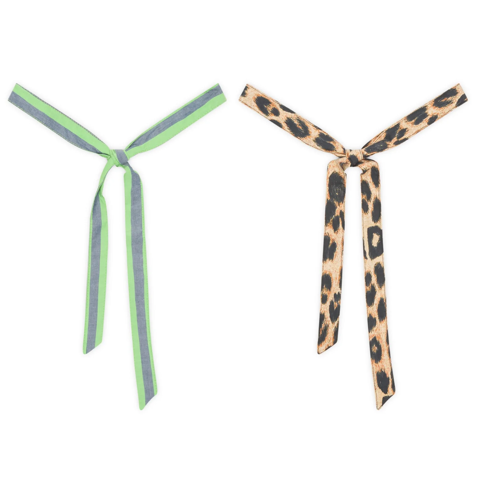 Damson Madder Hair Ribbons - Set Of 2 - 1