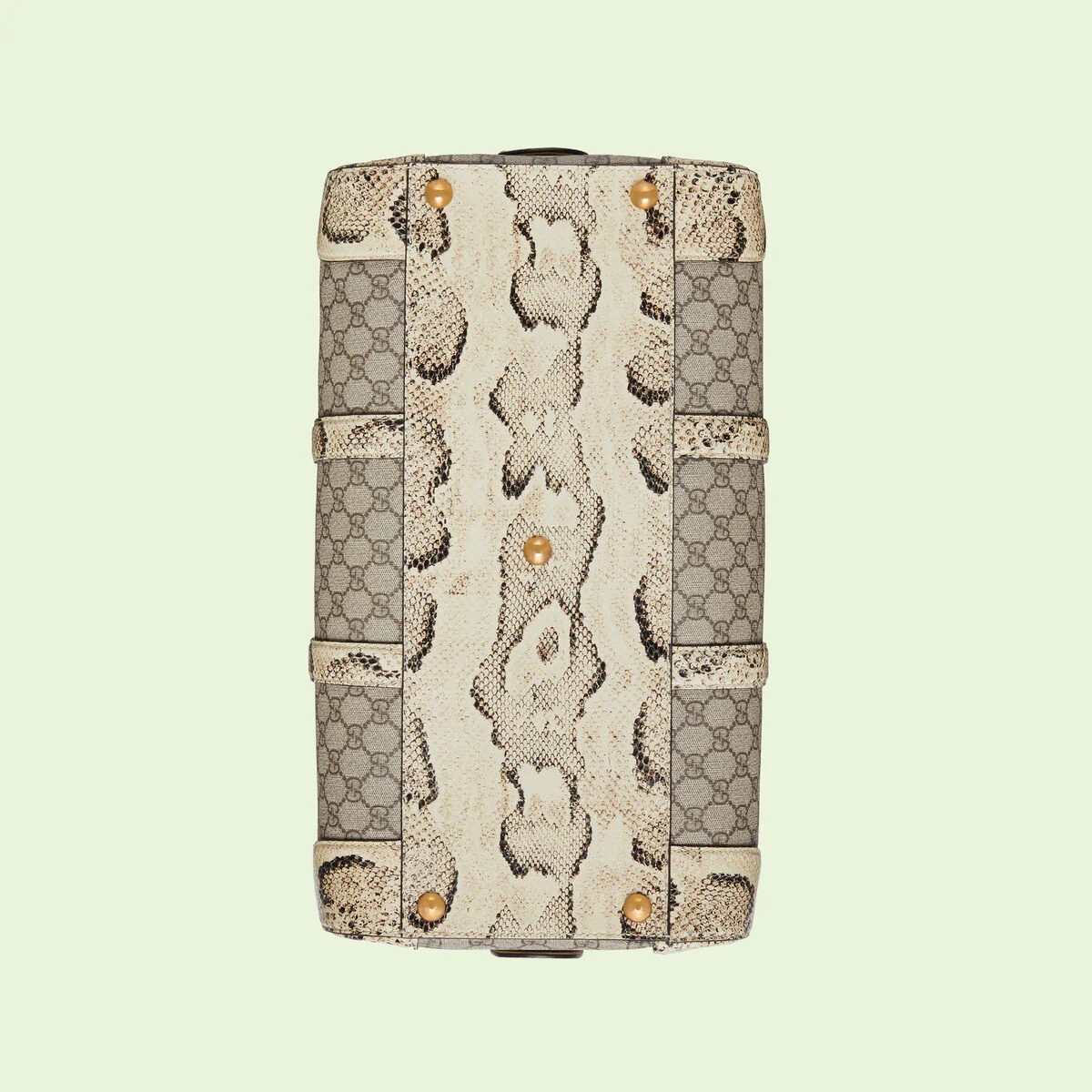 Python trim duffle bag with Double G - 9
