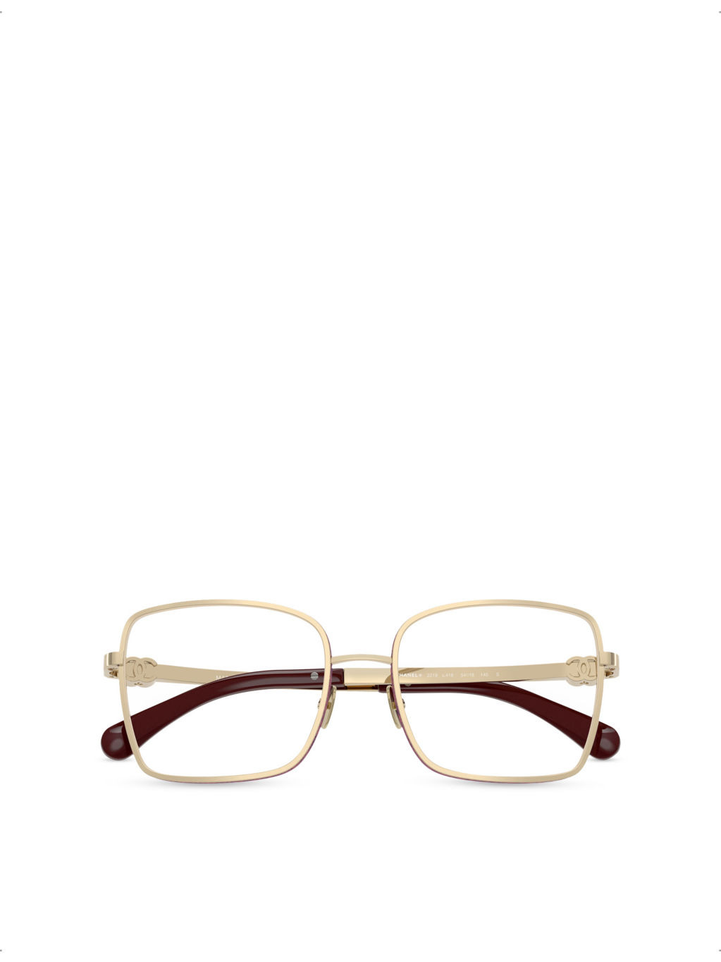 CH2219 Rectangle Metal Clear Optical Glasses - 6
