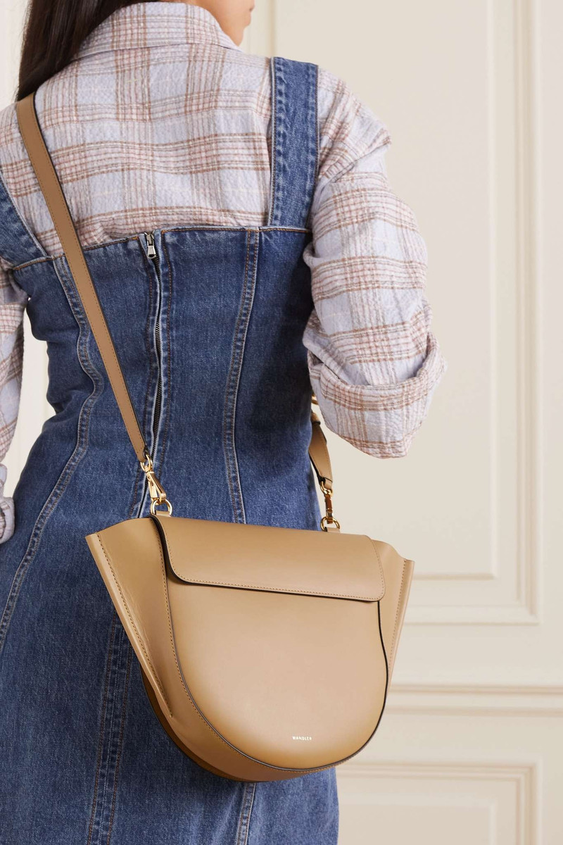 WANDLER Hortensia medium leather tote outlook