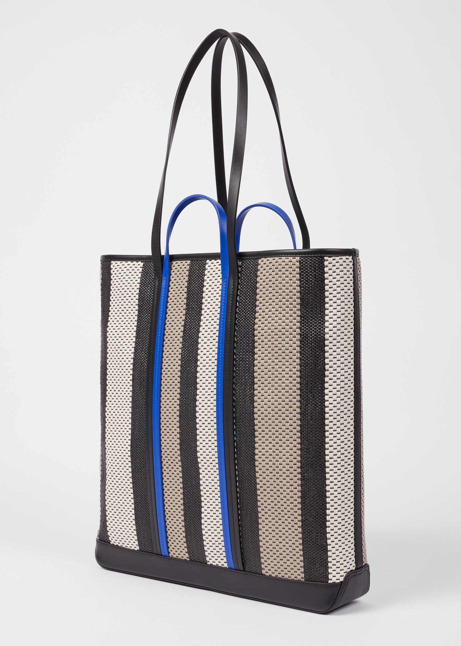 Women's Woven Stripe Tote Bag - 3