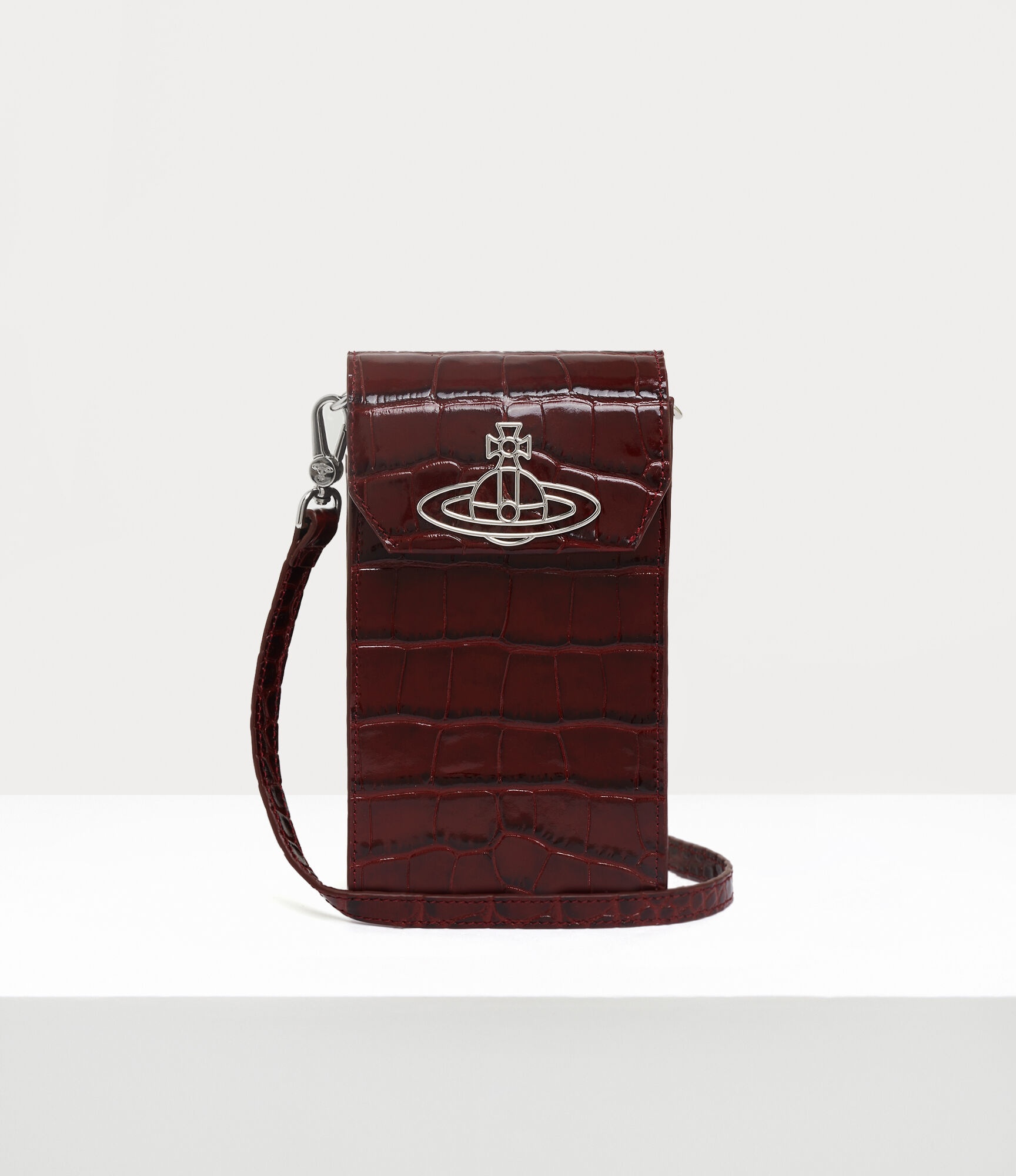 CROCODILE THIN LINE ORB PHONE BAG - 3