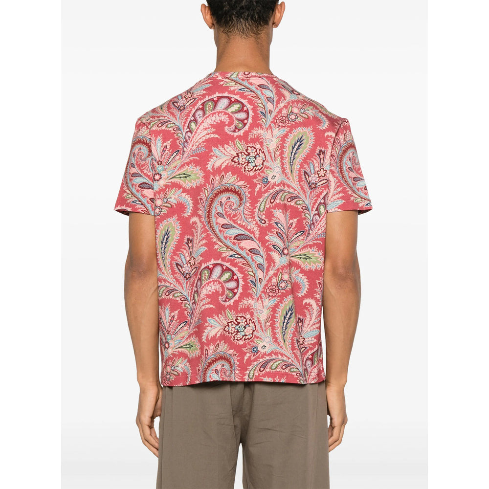 Etro Pink T-Shirts & Vests - T-Shirts Men - 4