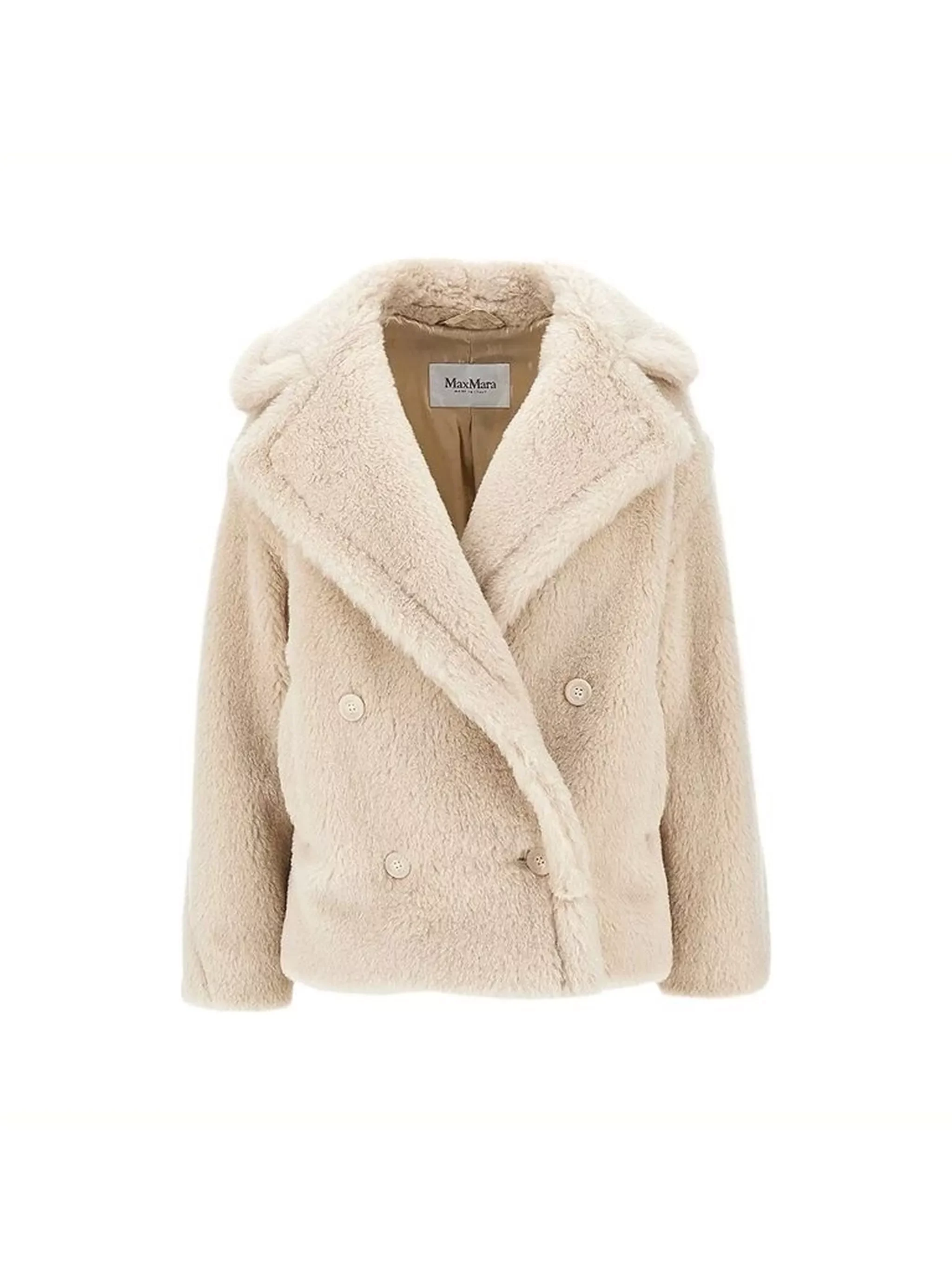 Short Double-Breasted Coat Alcuno - 1
