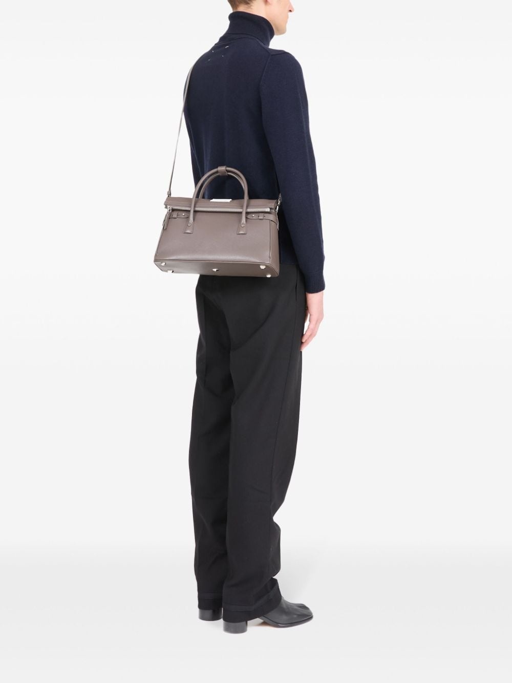 medium 5AC leather tote bag - 2
