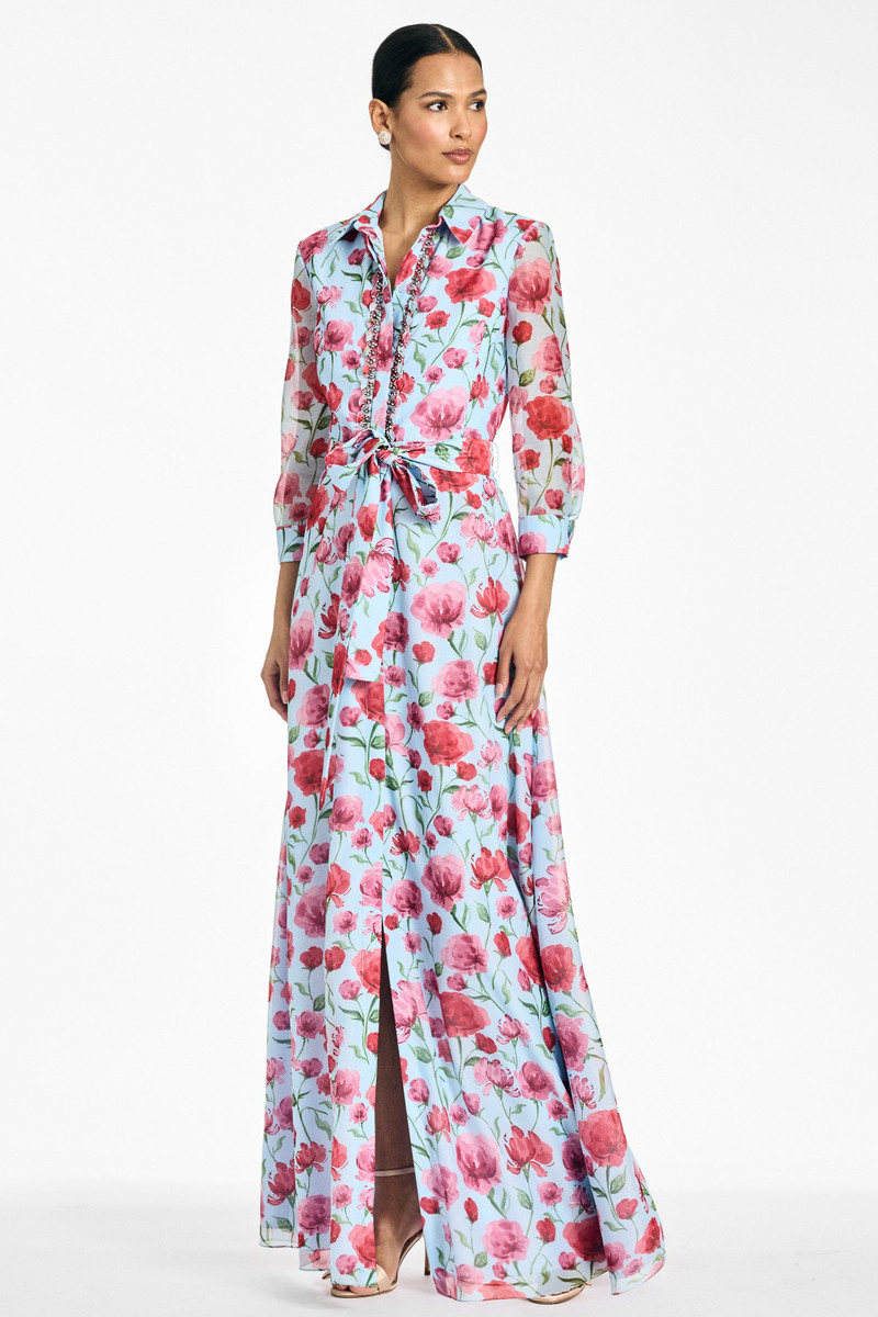 ADDISON GOWN - SKY POPPIES 4