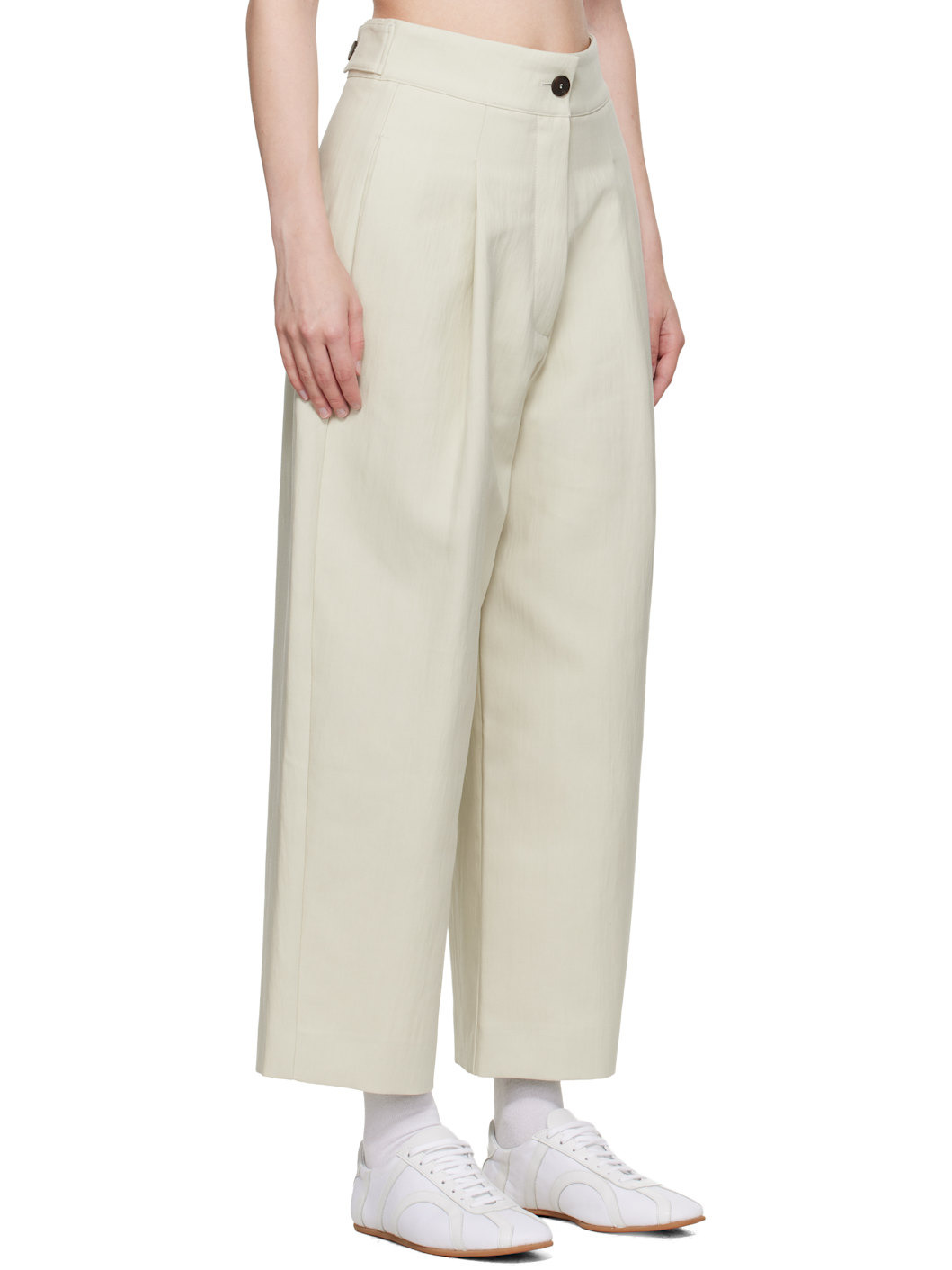 Beige Fellini Trousers - 2