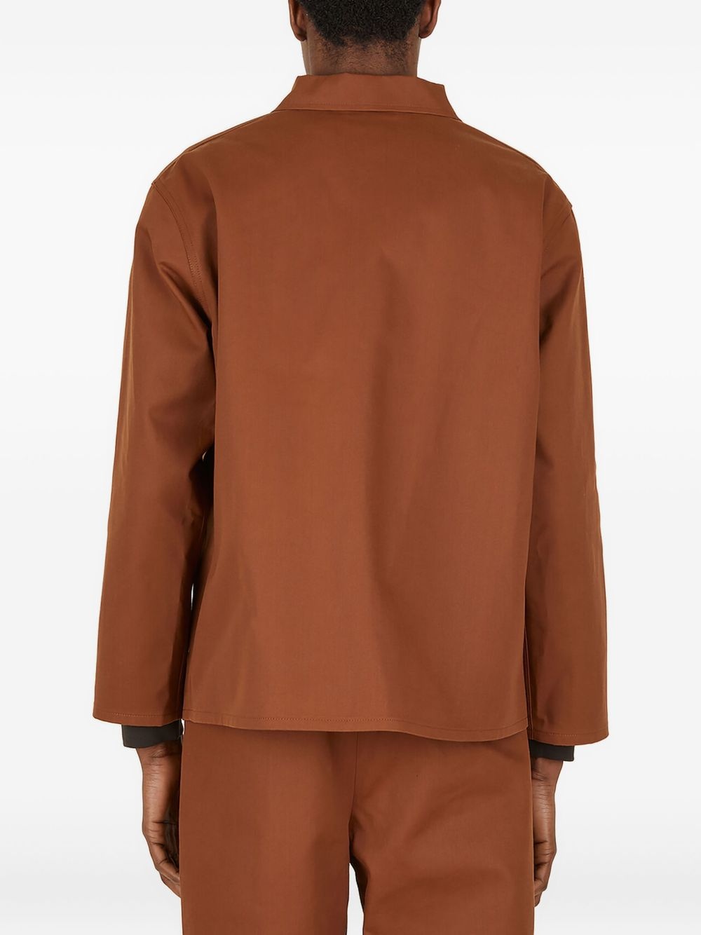 patch-pocket overshirt - 4