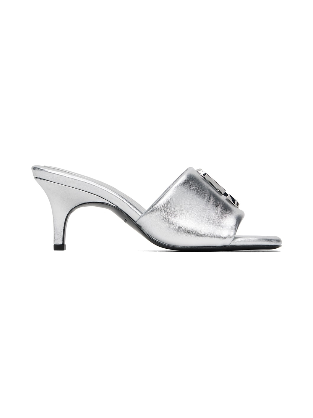 Silver 'The Leather J Marc' Heeled Sandals - 1