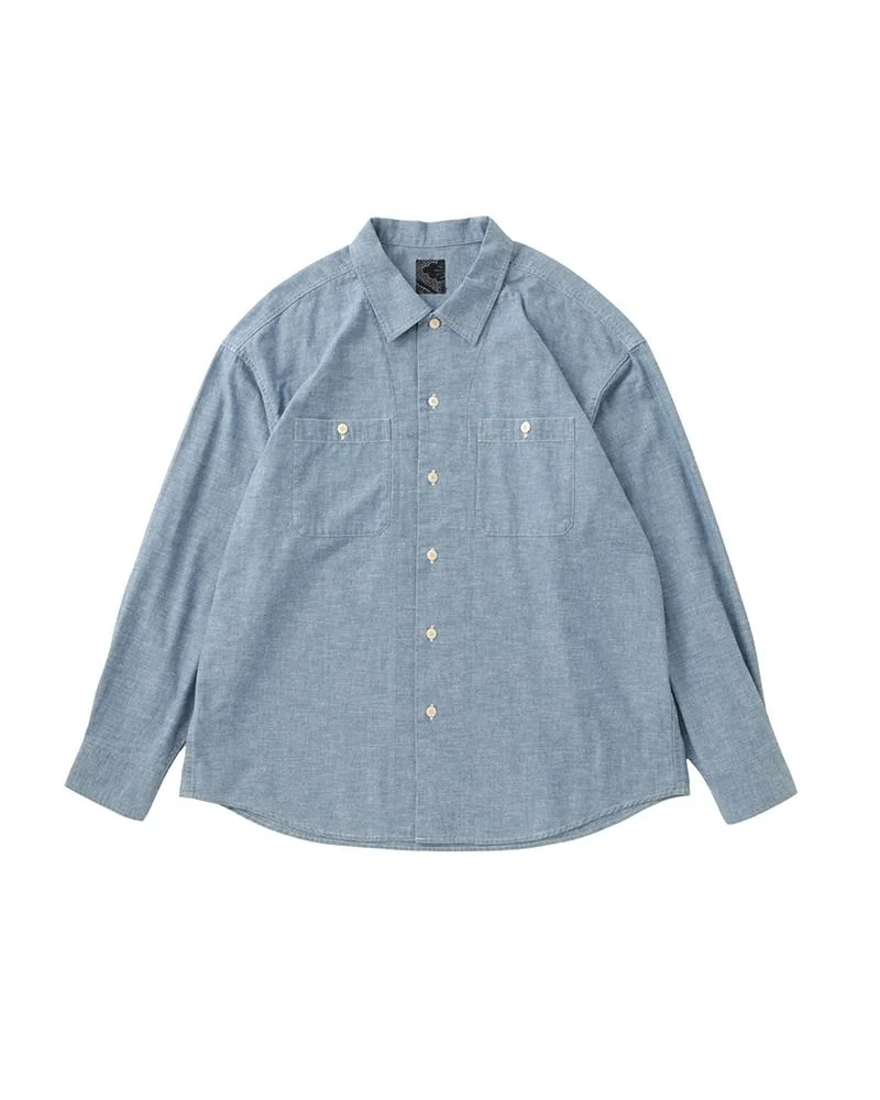 LUMBER CHAMBRAY L/S LT.INDIGO - 1
