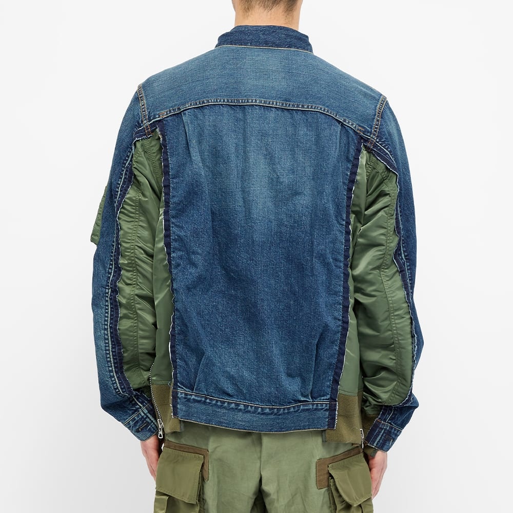 Sacai Denim x MA-1 Jacket - 6