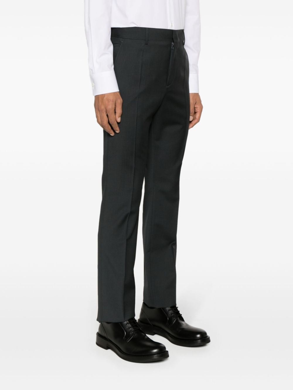tailored straight-leg trousers - 3