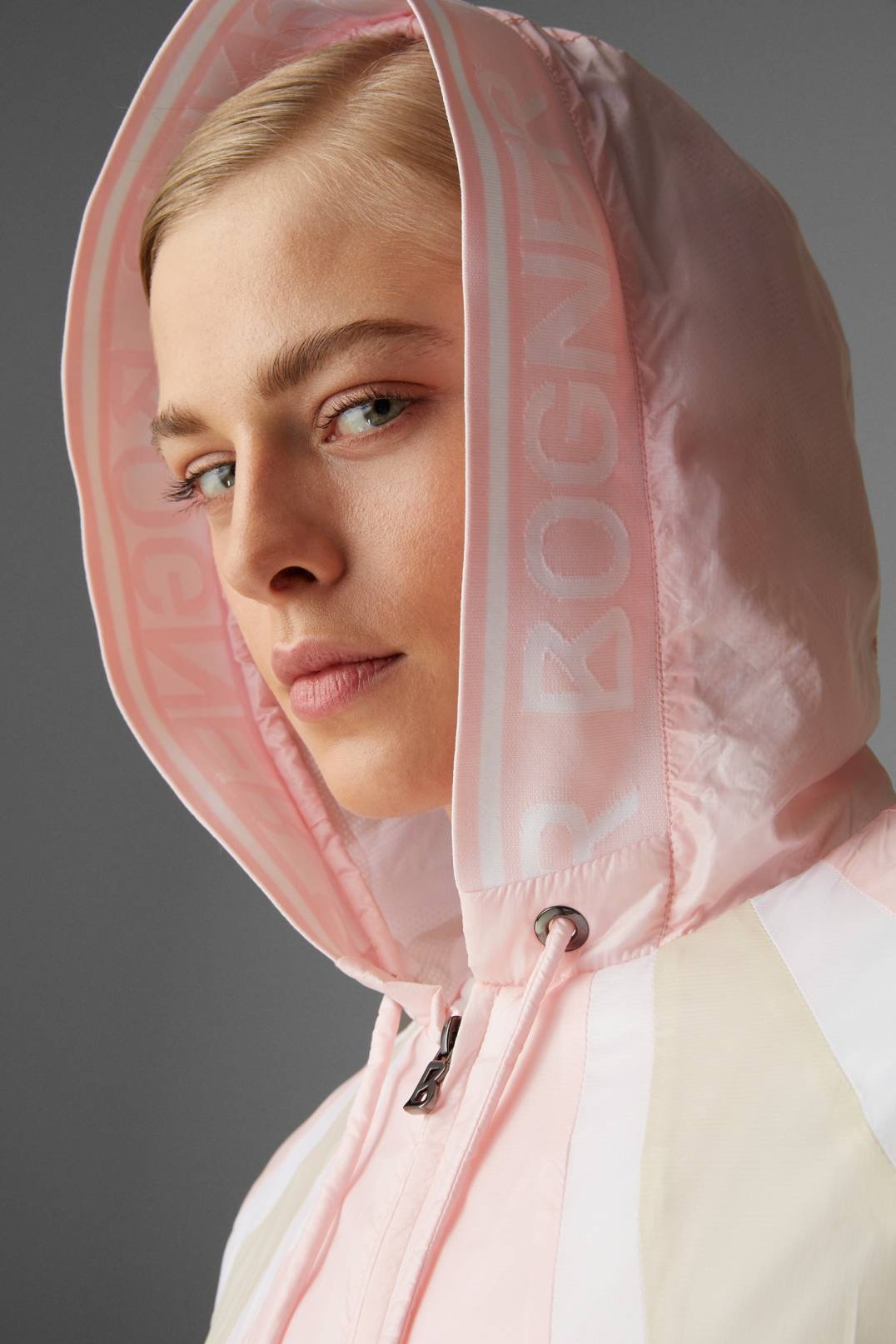 CAREN FUNCTIONAL PARKA IN PINK/WHITE - 5