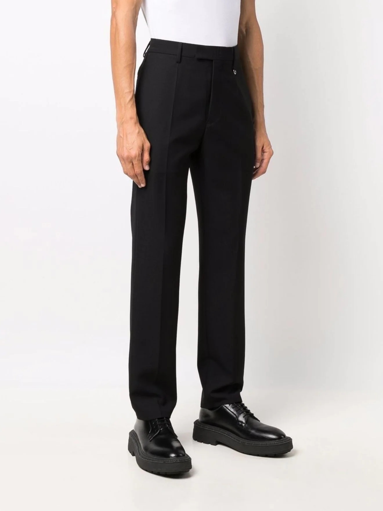 straight-leg tailored trousers - 3