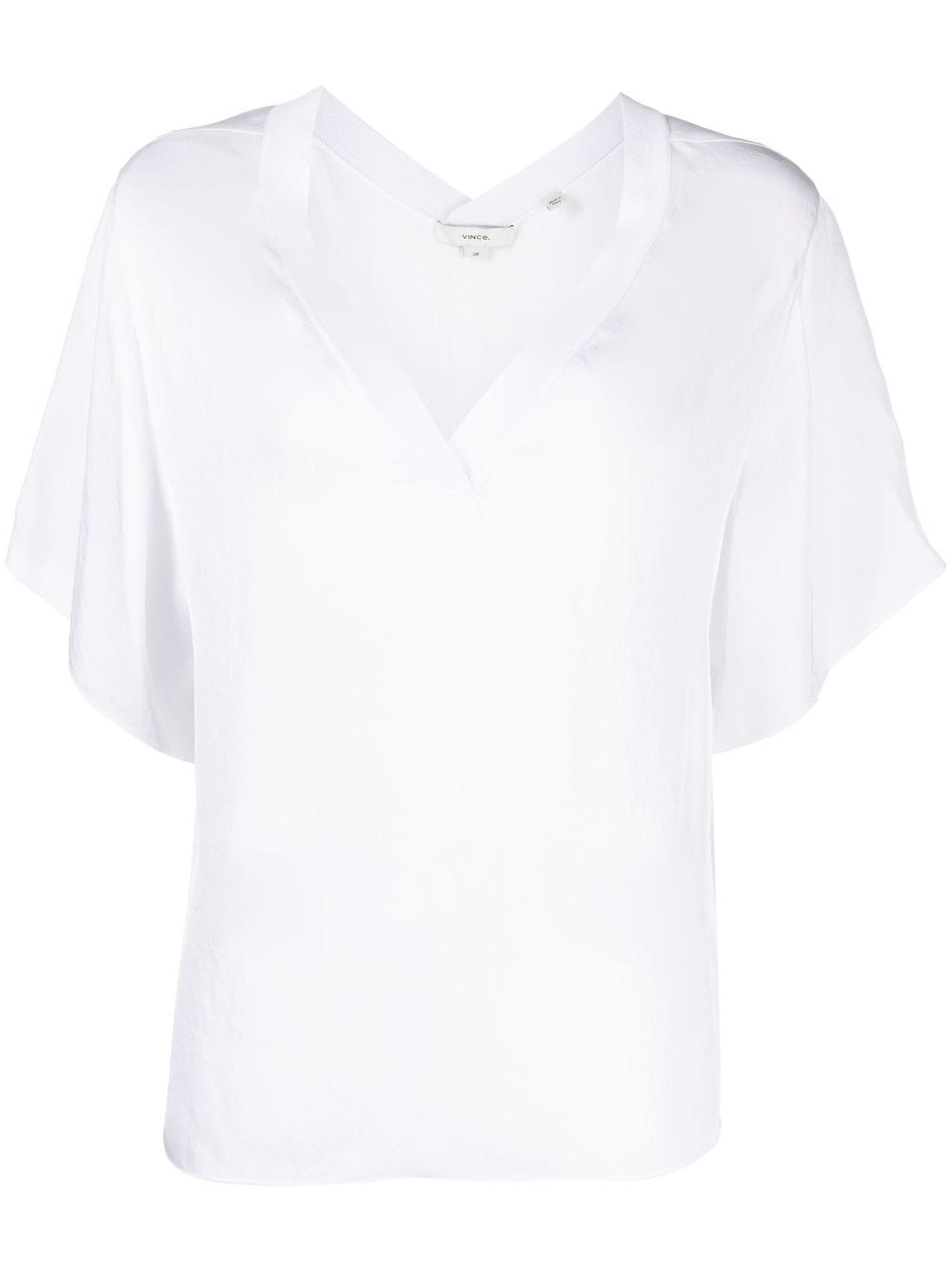 V-neck short-sleeved T-shirt - 1