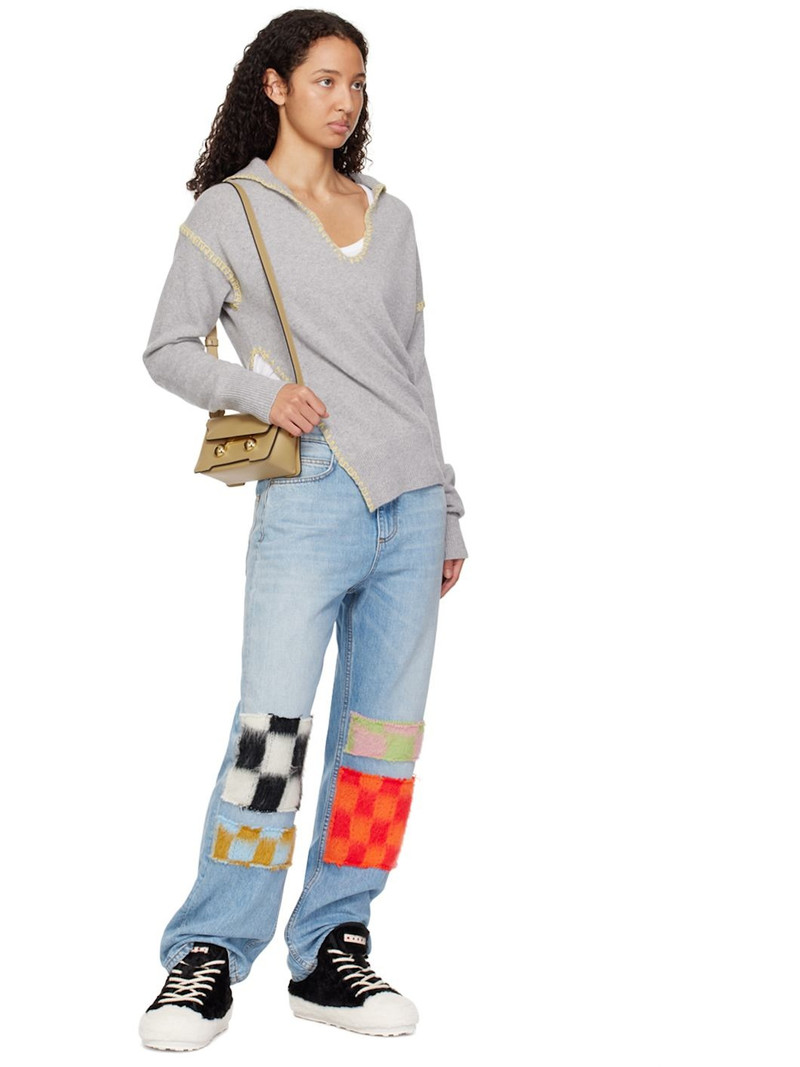 Marni Teddy lace-up sneakers outlook