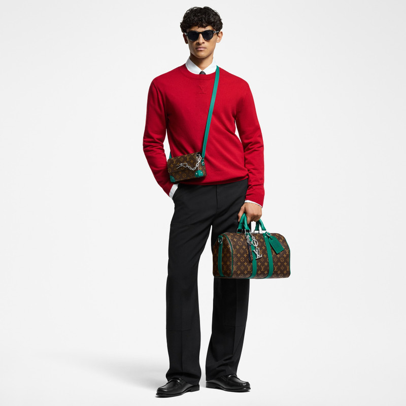 LV Initials Key Holder And Bag Charm 4