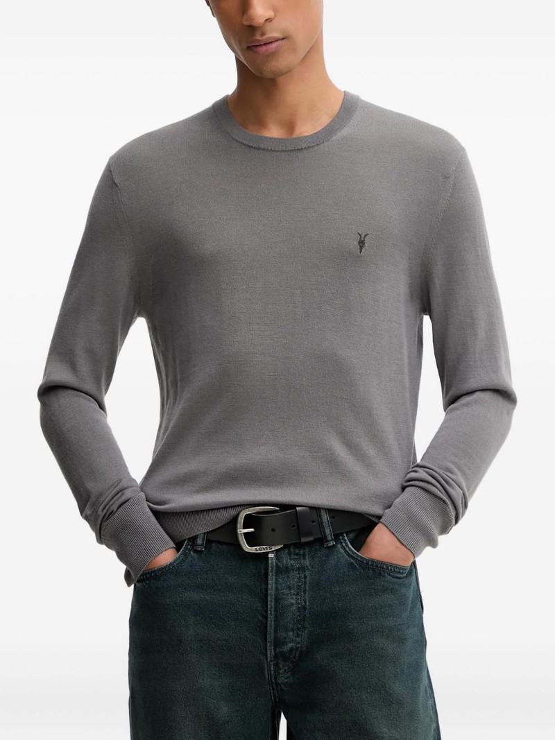 Mode logo-detail pullover 1