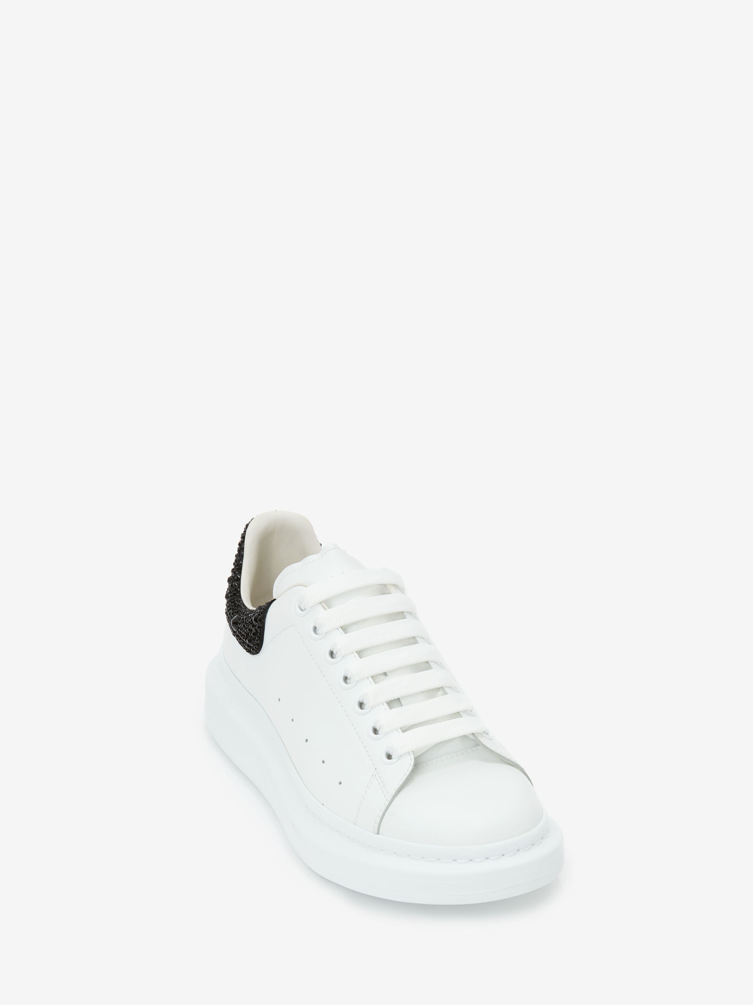 Men's Oversized Sneaker in White/jet Black - 5