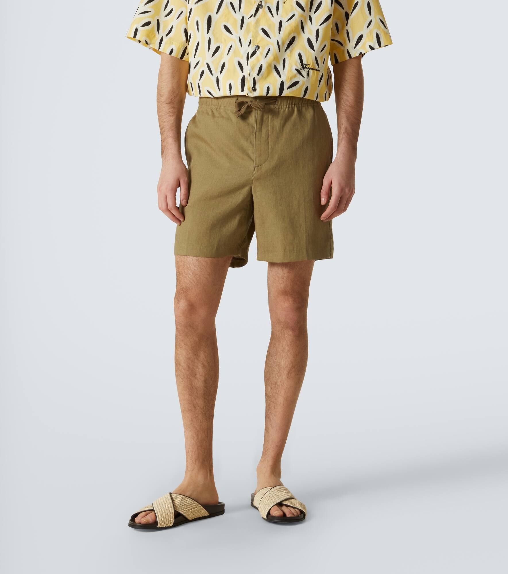 Alex linen Bermuda shorts - 3