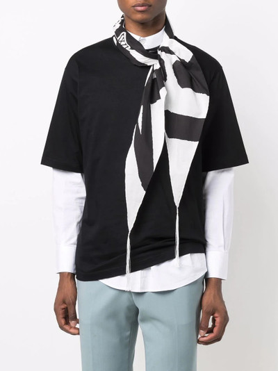 Off-White graffiti-print scarf outlook