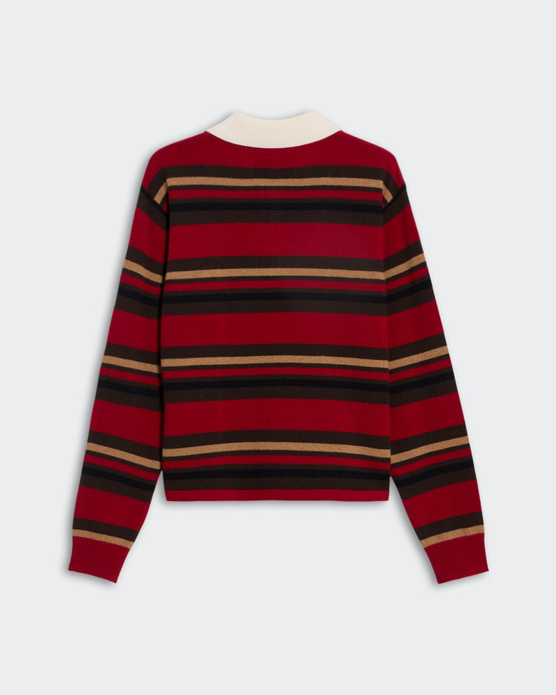 Cropped Stripe Rugby 4