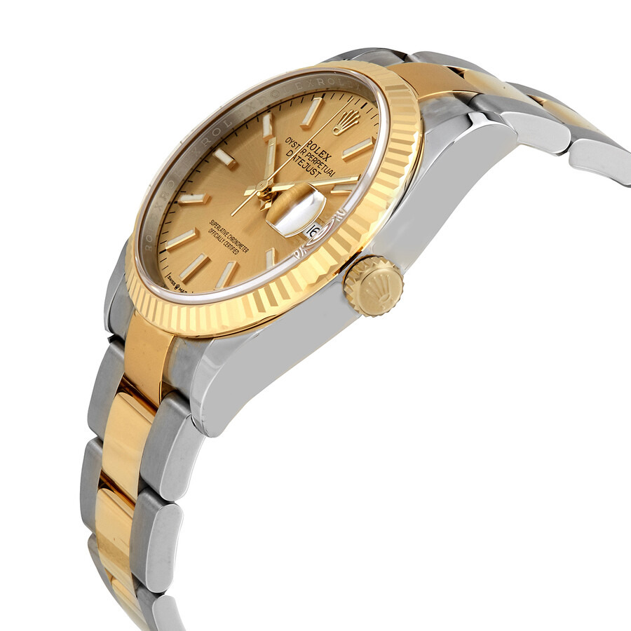 Rolex Datejust 36 Champagne Dial Men's Stainless Steel and 18kt Yellow Gold Oyster Watch 126233CSO - 2