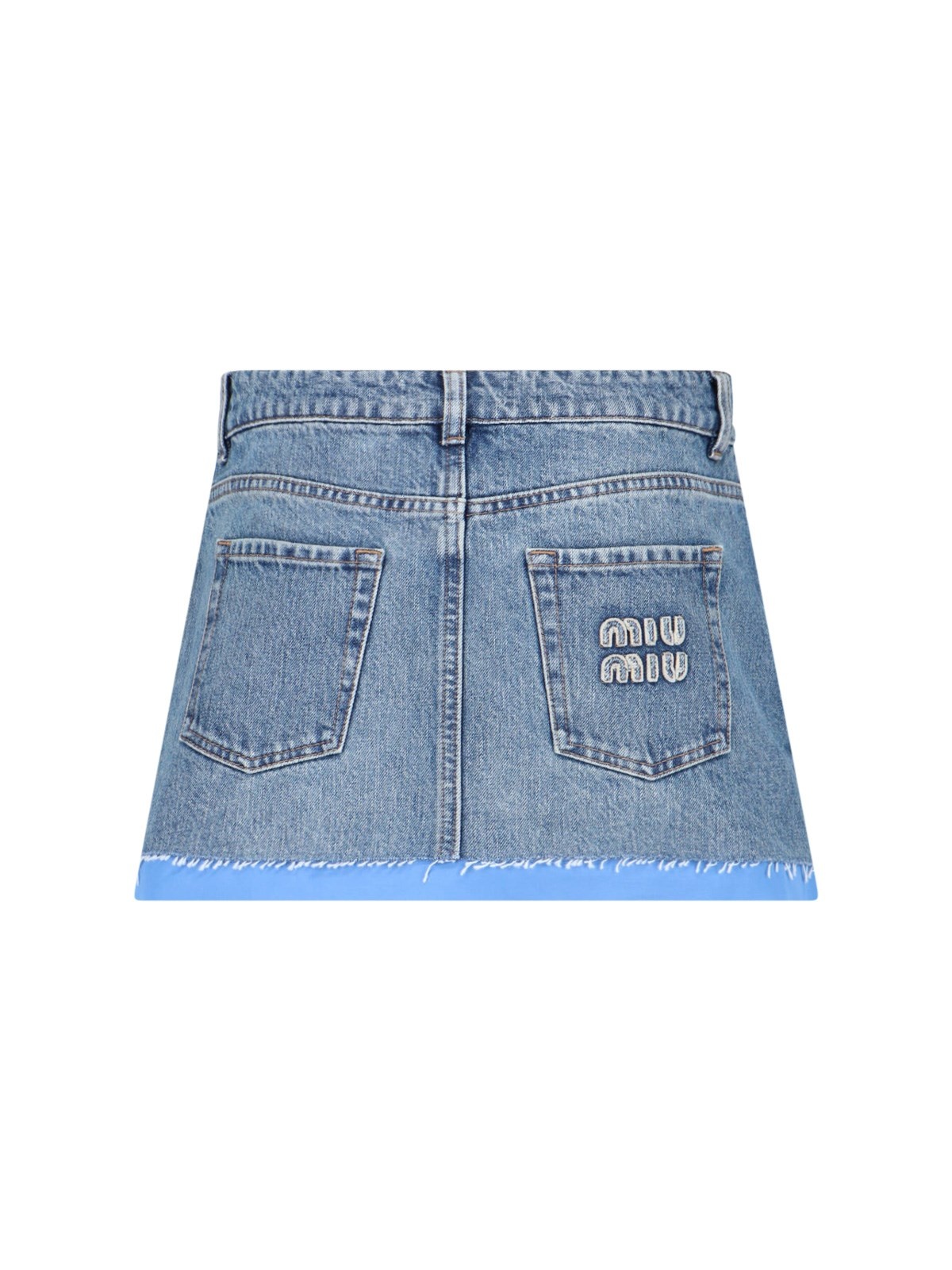 DENIM MINI SKIRT - 2