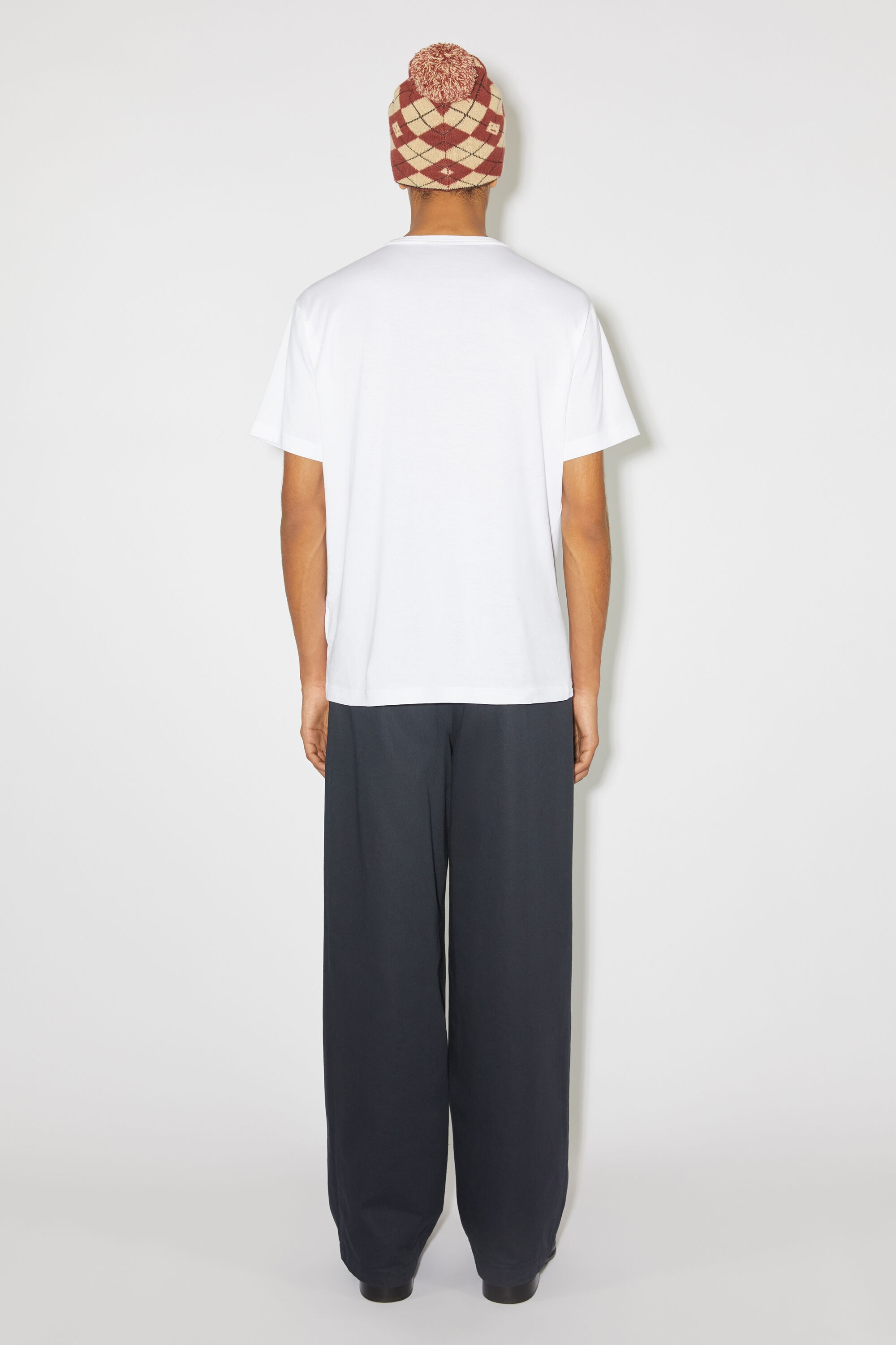 Crew neck t-shirt- Regular fit - Optic White - 3