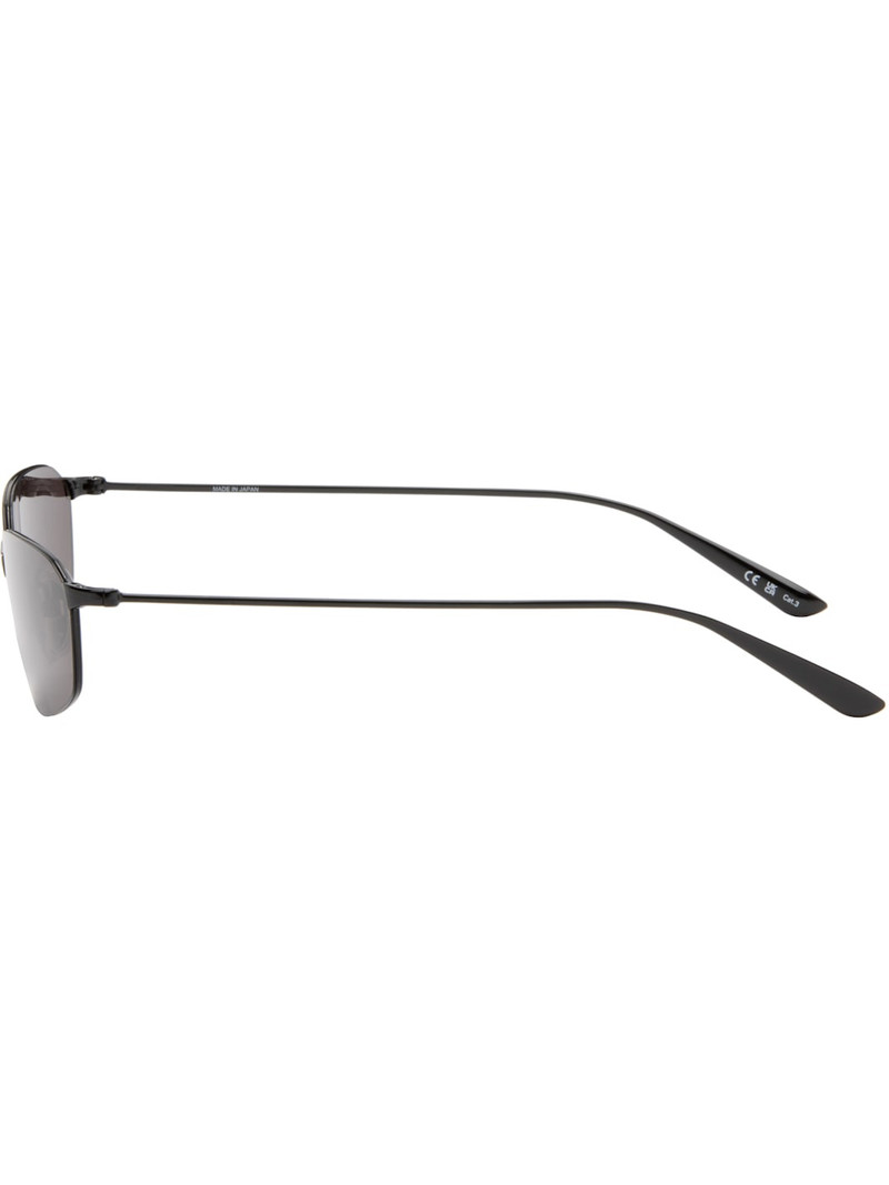 Black Engraved-Logo Sunglasses 3