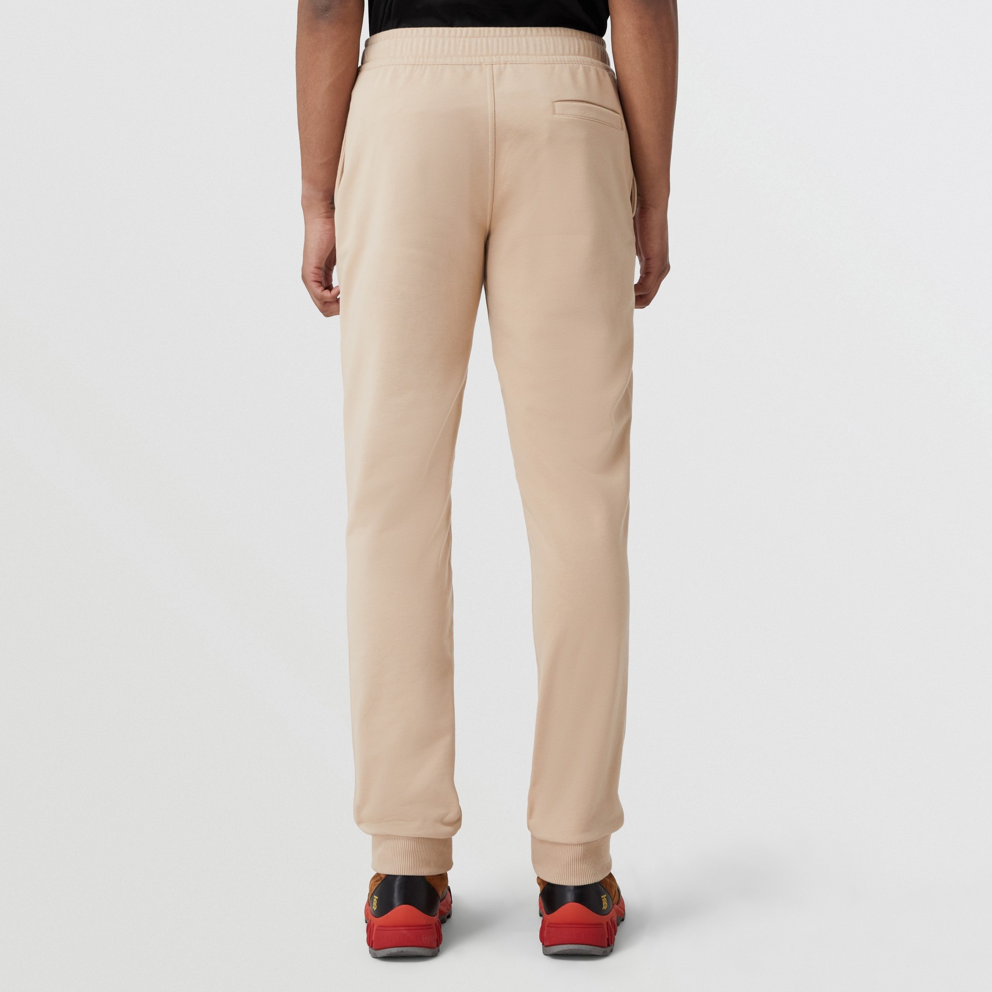 Logo Print Stretch Cotton Jogging Pants - 3