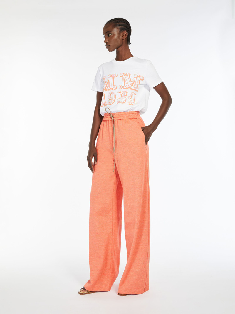 Max Mara MINCIO Printed cotton T-shirt outlook