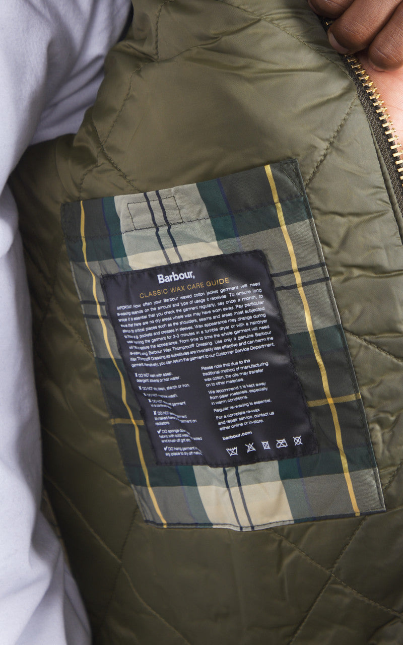 REELIN WAX JACKET SAGE - 6