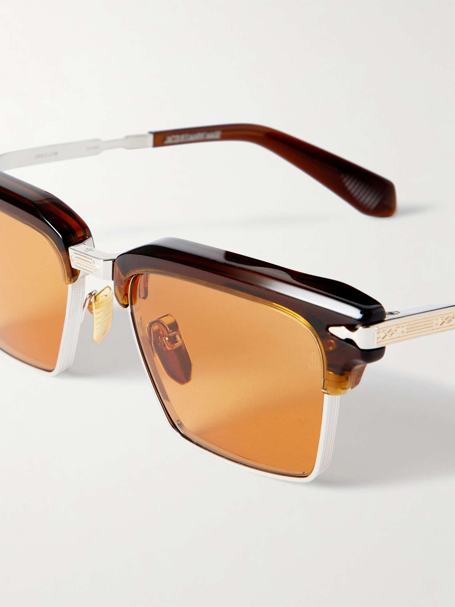 Alin D-Frame Silver and Gold-Tone and Acetate Sunglasses - 3
