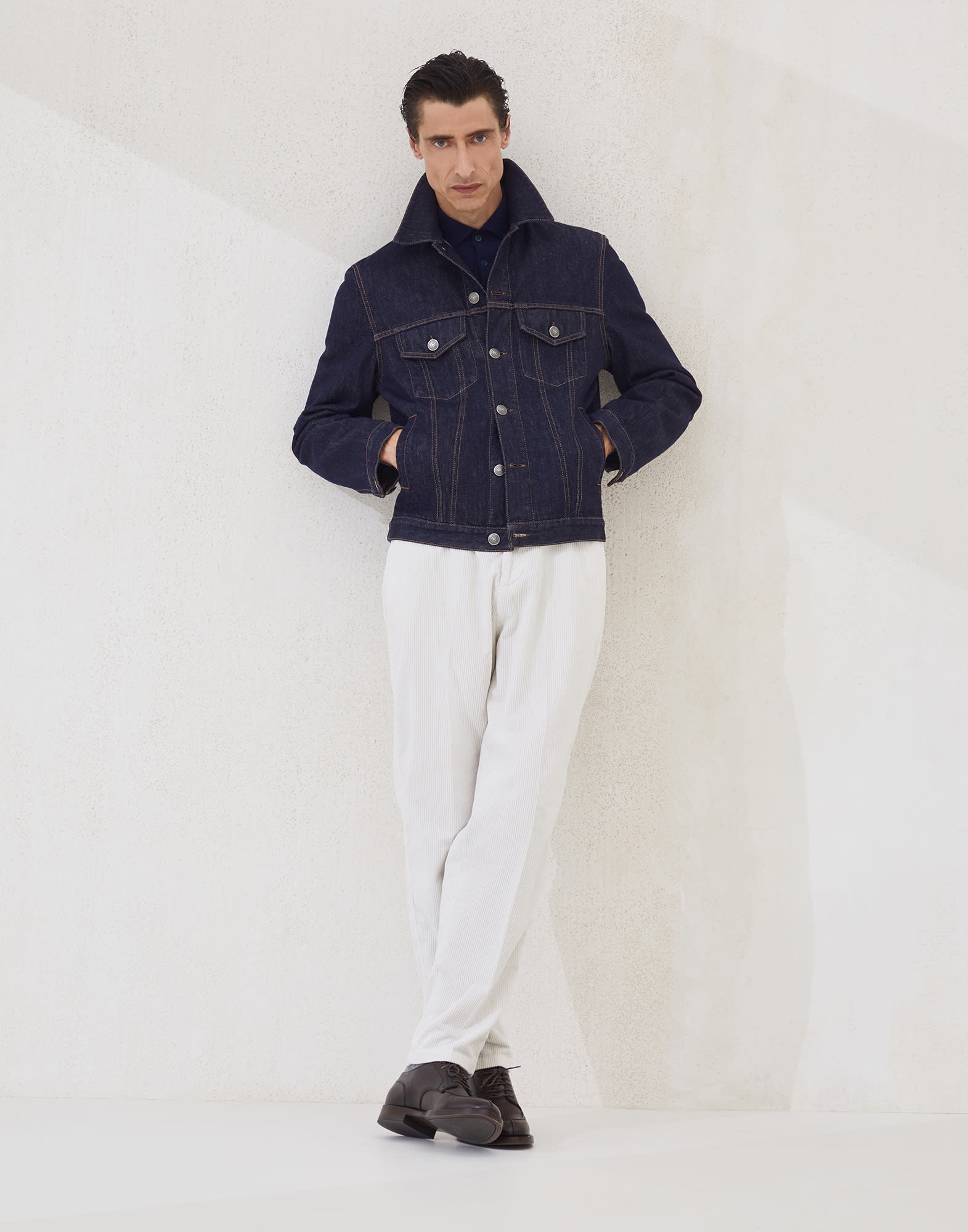 Cashmere polo-style sweater - 5