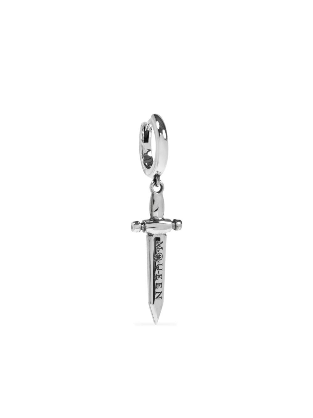 CROSS-CHARM DAGGER EARRING - 1